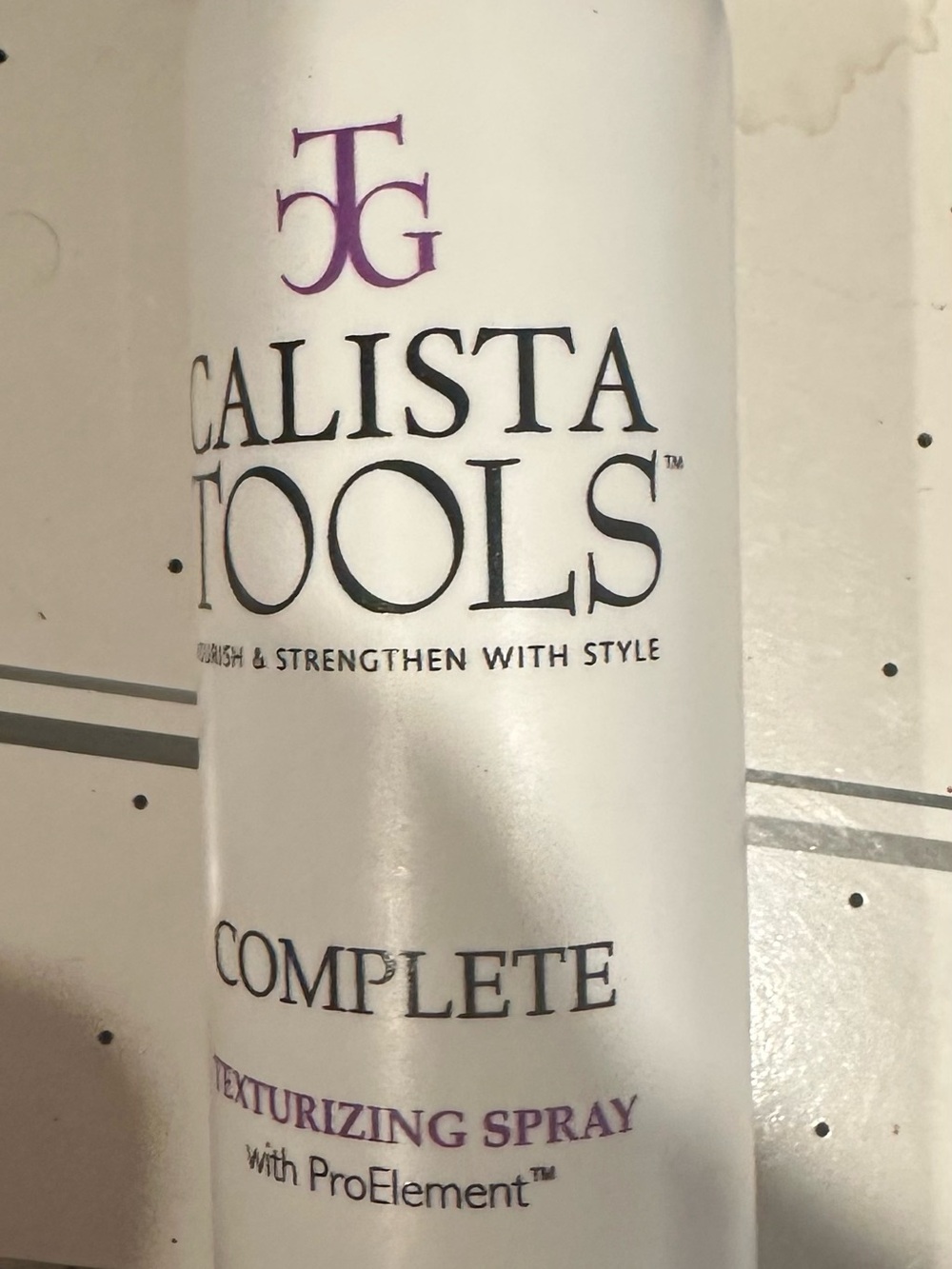 Calista Tools Complete Texturizing Spray - White